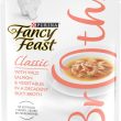 Fancy Feast Classic Broths with Wild Salmon & Vegetables Cat Food, 1.4 Oz, Case of 16