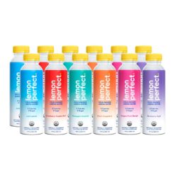 Lemon Perfect - Organic Cold-Pressed Lemon Water - Squeezed from Real Fruit, Flavored Water, Sugar-Free, Keto Certified, No Artificial Ingredients - 6-Flavor Variety Pack (12-pack)