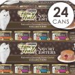 Purina Fancy Feast Pate Wet Cat Food Variety Pack, Savory Centers Pate With a Gravy Center, 3-oz, case of 24