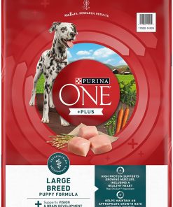 Purina ONE Natural, High Protein, Large Breed Dry Puppy Food, +Plus Large Breed Formula - 16.5 lb. Bag