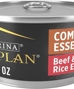 Purina Pro Plan High Protein Dog Food Wet Pate, Beef and Brown Rice Entree - (24) 5.5 oz. Cans