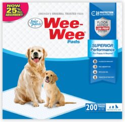 Wee-Wee Absorbent Dog Pee Pads, 22 x 23-in, Unscented, 20 Count