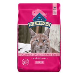 Blue Buffalo Wilderness High Protein, Natural Adult Dry Cat Food, Salmon 11-lb