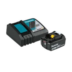 Makita BL1840BDC1 18-Volt LXT Lithium-Ion High Capacity Battery Pack 4.0Ah with Fuel Gauge and Charger Starter Kit