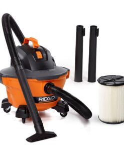RIDGID HD06001 6 Gal. 3.5-Peak HP NXT Wet/Dry Shop Vacuum with Filter, Hose and Accessories