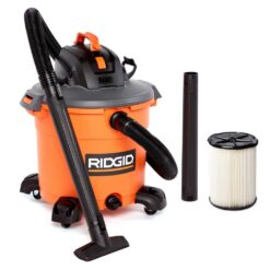 RIDGID HD1640 16 Gal. 5.0-Peak HP NXT Wet/Dry Shop Vacuum with Filter, Hose and Accessories