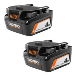 RIDGID AC87004P 18V Lithium-Ion 4.0 Ah Battery (2-Pack)