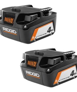 RIDGID AC87004P 18V Lithium-Ion 4.0 Ah Battery (2-Pack)