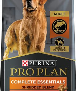 Purina Pro Plan High Protein Dry Dog Food With Probiotics for Dogs, Shredded Blend Salmon and Rice Formula - 17 lb. Bag