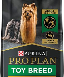 Purina Pro Plan Toy Breed Dry Dog Food With Probiotics for Dogs, Chicken and Rice Formula - 5 lb. Bag