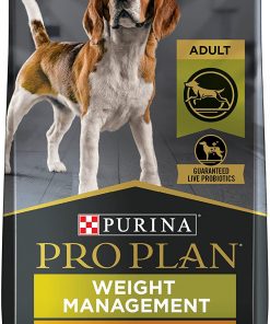 Purina Pro Plan Weight Management Dry Dog Food With Probiotics for Dogs, Chicken and Rice Formula - 18 lb. Bag