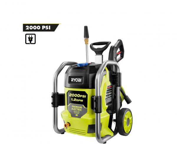 RYOBI RY142022VNM 2000 PSI 1.2 GPM Cold Water Electric Pressure Washer