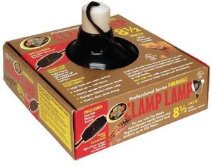 Home Zoo Med Dimmable Clamp Lamp with Dimmer Switch 8.5