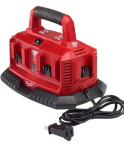 Milwaukee 48-59-1806 M18 18-Volt Lithium-Ion 6-Port Sequential Battery Charger