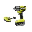 RYOBI P262K1 ONE+ HP 18V Brushless Cordless 4-Mode 1/2 in. Impact Wrench Kit w/ 4.0 Ah HIGH PERFORMANCE Lithium-Ion Battery & Charger