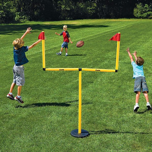 Franklin Sports Youth Football Goal-Post Set — Kids’ Football Goal Post