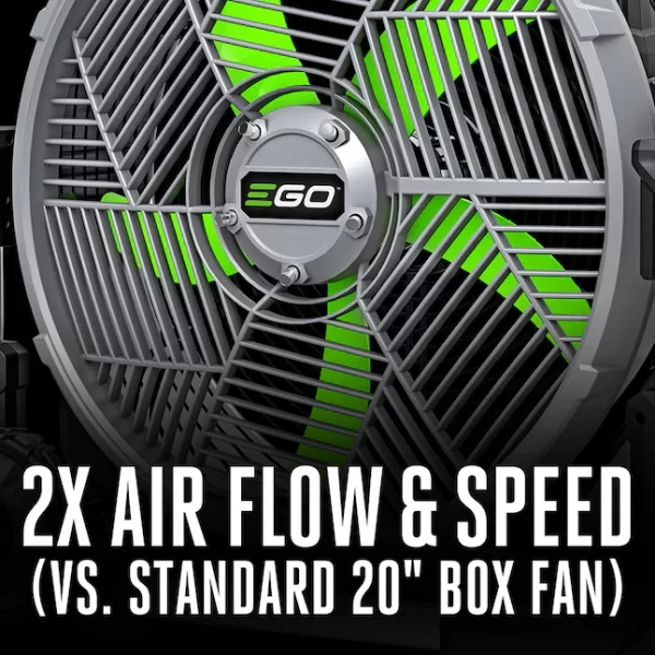 EGO 18-in 5-Speed Indoor or Outdoor Green Misting Floor Fan