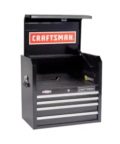 CRAFTSMAN CMST98267BK 2000 Series 26-in W x 24.7-in H 4-Drawer Steel Tool Chest (Black)