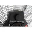 Utilitech 20-in 3-Speed Indoor Black Floor Fan