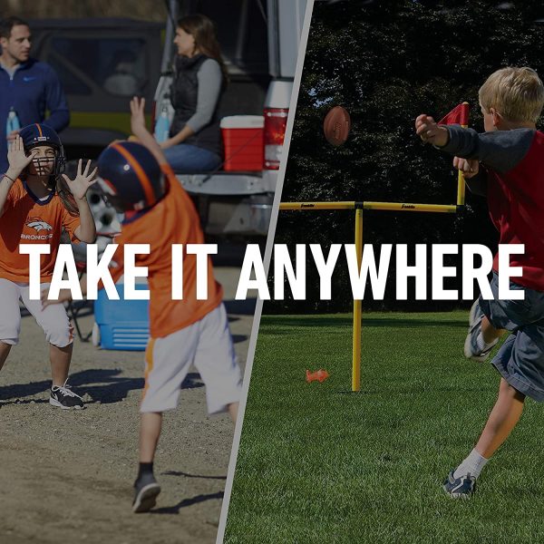 Franklin Sports Youth Football Goal-Post Set — Kids’ Football Goal Post