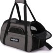 EliteField Soft-Sided Airline-Approved Pet Carrier Bag, Charcoal Gray
