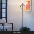 Brightech 72-in Classic Black Torchiere Floor Lamp