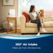 BISSELL MyAir 3-Speed (Covers: 85-sq ft) White Non-HEPA Air Purifier