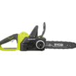 RYOBI P549-BLW ONE+ 18V Brushless 12 in. Cordless Battery Chainsaw and Leaf Blower with 4.0 Ah Battery and Charger