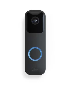 Blink Video Doorbell Wired or Wireless Wi-fi Compatibility Smart Video Doorbell - Black