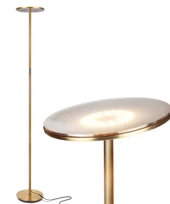Brightech  63-in Antique Brass Torchiere Floor Lamp