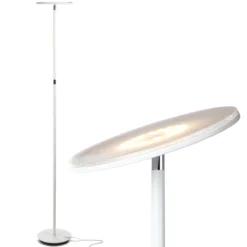 Brightech  63-in White Torchiere Floor Lamp