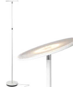 Brightech  63-in White Torchiere Floor Lamp
