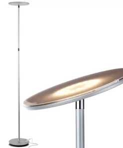Brightech  67-in Platinum Silver Torchiere Floor Lamp