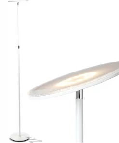 Brightech  67-in White Torchiere Floor Lamp