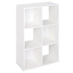 ClosetMaid  35.88-in H x 24.13-in W x 11.63-in D-Drawers White Stackable Wood Laminate 6 Cube Organizer