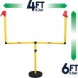 Franklin Sports Youth Football Goal-Post Set — Kids’ Football Goal Post