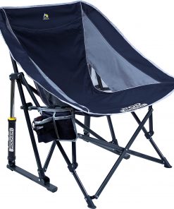 GCI Outdoor Pod Rocker Collapsible Rocking Chair, Indigo Blue