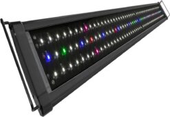 Koval Aquarium Lighting Fish Tank Light Hood with Extendable Brackets, White and Blue LEDs, 45" - 50", 156 LEDs