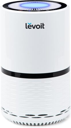 LEVOIT Air Purifier Filtration with True HEPA Filter, Compact Odor Allergies Allergen Eliminator Cleaner Charcoal for Room, Home, Dust, Mold, Smoke, Pets, Smoke