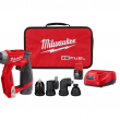 Milwaukee 2505-22 M12 FUEL 12-Volt Lithium-Ion Brushless Cordless 4-in-1 Installation 3/8 in. Drill Driver Kit with 4-Tool Heads