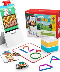 Osmo - Little Genius Starter Kit for Fire Tablet + Early Math Adventure-6 Educational Games-Ages 3-5-Counting, Shapes & Phonics-STEM Toy Gifts 3 4 5 (Osmo Fire Tablet Base Included-Amazon Exclusive)