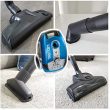 Prolux Tritan Bagged Canister Vacuum with HEPA Filtration and Complete Home Care Tool Kit, Tritan Blue