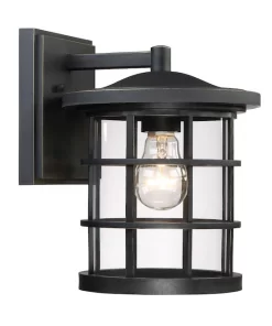 Quoizel  Asheville 1-Light 10.5-in Dark Oil Rubbed Bronze Outdoor Wall Light