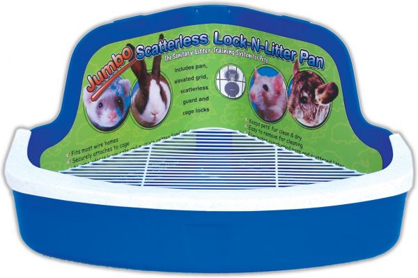 Ware Scatterless Lock-N-Litter Small Animal Litter Pan, Size Jumbo