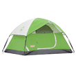Coleman Sundome 2-Person Dome Camping Tent, Palm Green