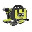 RYOBI PSBDD01K ONE+ HP 18V Brushless Compact Drill/Driver Kit - 1/2 in., (2) 1.5 Ah Batteries, Charger, Bag