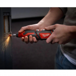 Image 81 - Milwaukee 2467-20-2460-20-48-11-2460 M12 12V Lithium-Ion Cordless 1/4 in. Right Angle Hex Impact Driver with M12 Rotary Tool and 6.0 Ah XC Battery Pack, 15 AMP, 4500 RPM