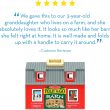 Melissa & Doug Fold and Go Wooden Barn With 7 Animal Play Figures