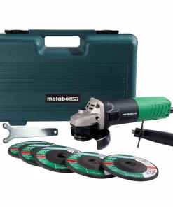 Metabo HPT 4.5-in 6.2 Amps-Amp Sliding Switch Corded Angle Grinder (G12SR4M)