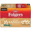 Folgers Vanilla Biscotti Flavored Coffee, 72 Keurig K-Cup Pods